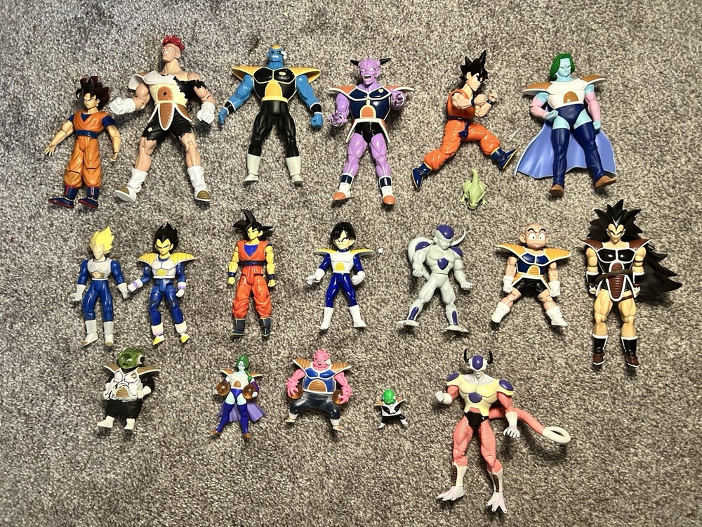 Dragon Ball Figures Lot Loose Saiyan/Namek Arc (Frieza, Ginyu, Zarbon, Raditz)