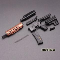 1/6 Scale Gun Model Toys HK416 M4 Assault Rifle Weapon 12 Inch Soldier Figure