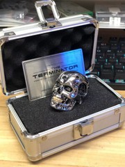 1/4 Scale Terminator T2 T800 ENDOSKELETON Figure Model LED Eyes Head Carving