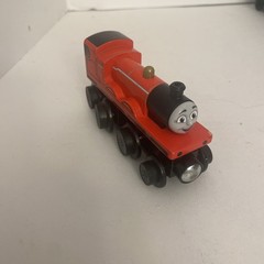 Thomas and Friends Wooden Railway Lot of 2 Trains James Dustins Tender
