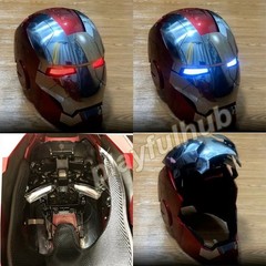 US AUTOKING Iron Man MK5 1:1 Helmet Wearable Voice-controlled Mask Cosplay Prop
