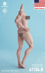 Worldbox AT206B 1/6 Female Pale Muscle Flexible Girl Body 12”Action Figure