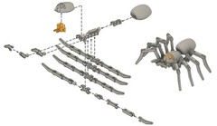 Articulated Spider ABS Posable Figure – 13 cm – 5.12 inches