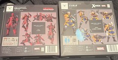Revoltech Amazing Yamaguchi Deadpool Ver. 2.5 & Cable 1.5 (US SELLER) NO BONUS
