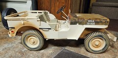 2002 Hasbro Toy GI Joe 1941 Willys Jeep Military Vehicle – Missing Parts