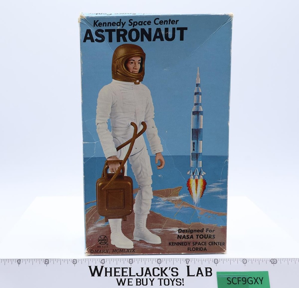 Kennedy Space Center Astronaut No.1726 1966 Vintage Marx 7.5″ Action Figure