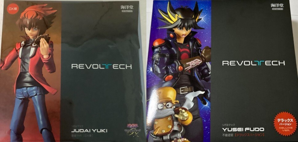 Yu-Gi-Oh! Revoltech Judai Yuki & Fudo Yusei Figure DX Ver. Limited Edtion 2024
