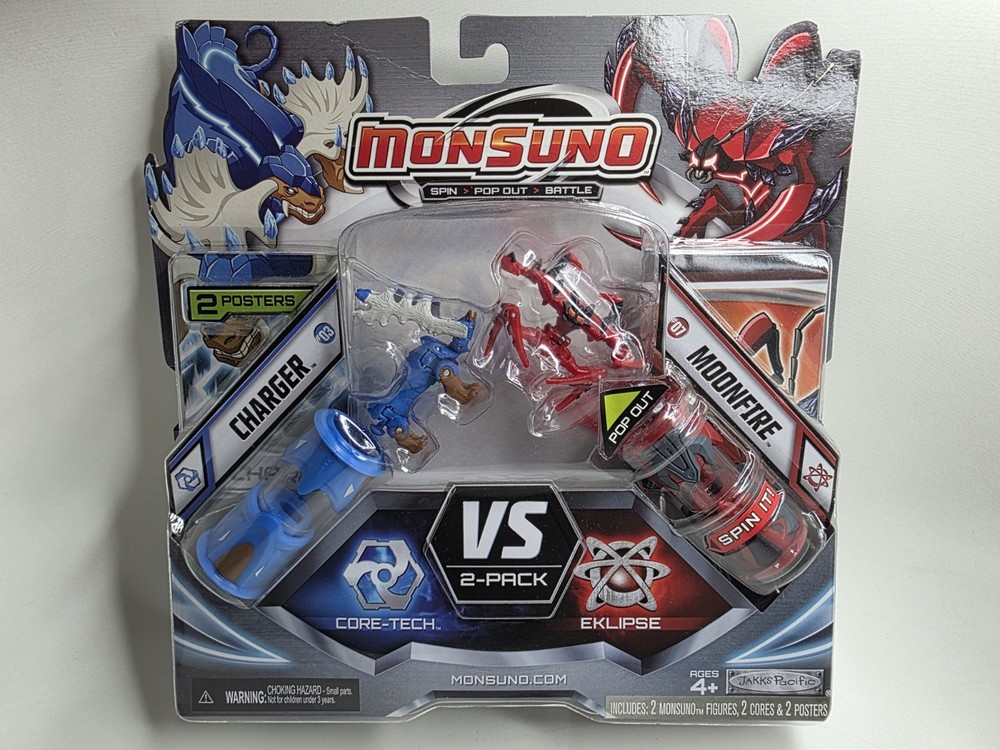 MOONFIRE CHARGER Monsuno figure NEW 2 pack figures A Must Have Buy It SHIPS FAST