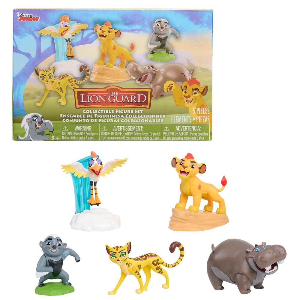 Officially Licensed Lion Guard Action Figures 5 Piece Set Ages 3 and Up