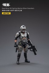 JOYTOY STEEL BONE H09 FIGHTING MECHA SILVER GUARDIAN Robot & Pilot 1/25 Figure