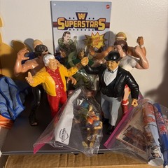 BIG LOT!! WWF LJN Wrestling Superstars Vintage Figures Nice Condition 1980s