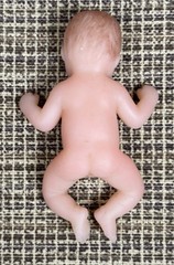 Lot of 2 NUDE Zuru 5 Surprise My Mini Baby Silicone 2.5-inch Collectible Doll