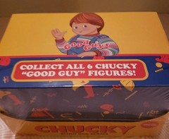 NECA CHUCKY BLIND BOX SERIES 1 RETAIL CASE OF 6 SEALED, PLUS 3 EXTRA FIGURES