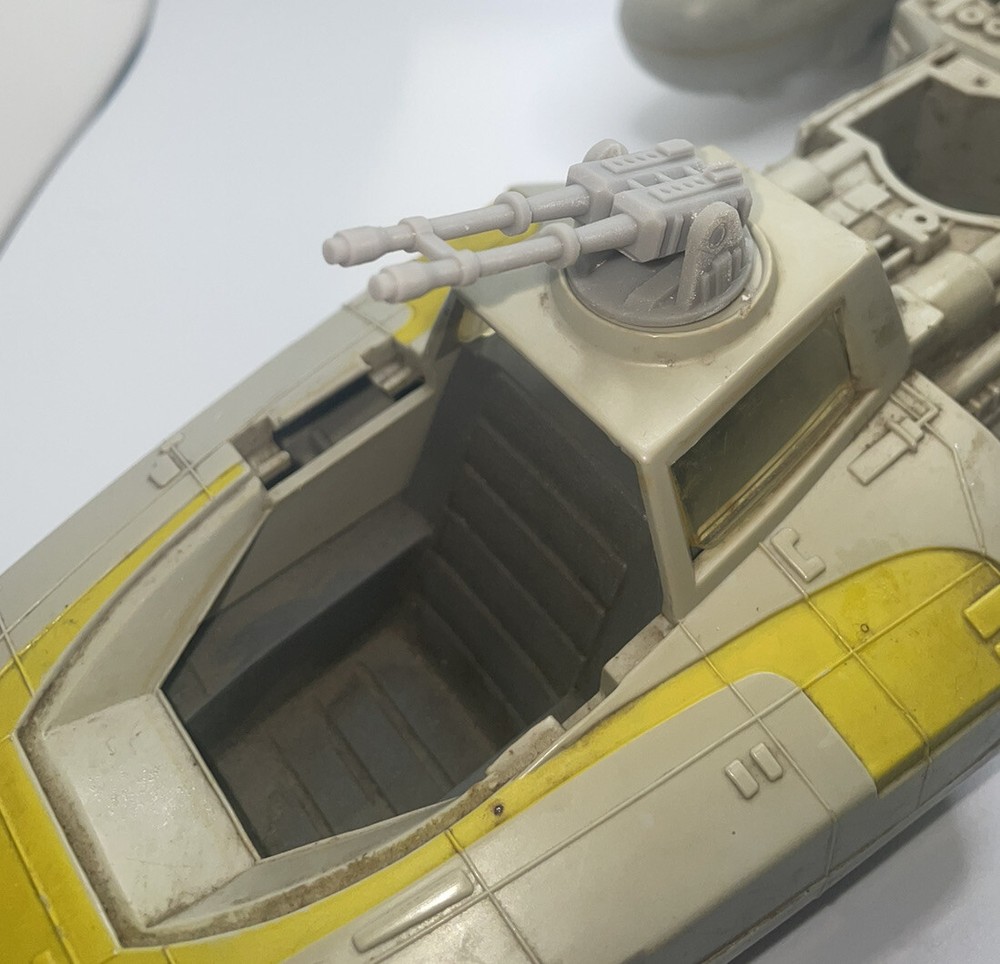Vintage Star Wars Kenner Y Wing Cannon Mount Top Gun REPRO Replacement Part Only