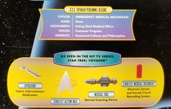 Star Trek Voyager The Doctor EMH Medical Hologram 9″ Figure Playmates Target MIB