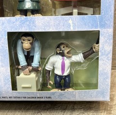 Accoutrements Office Monkeys Play Set Figurines Made in 2007 – Brand NEW