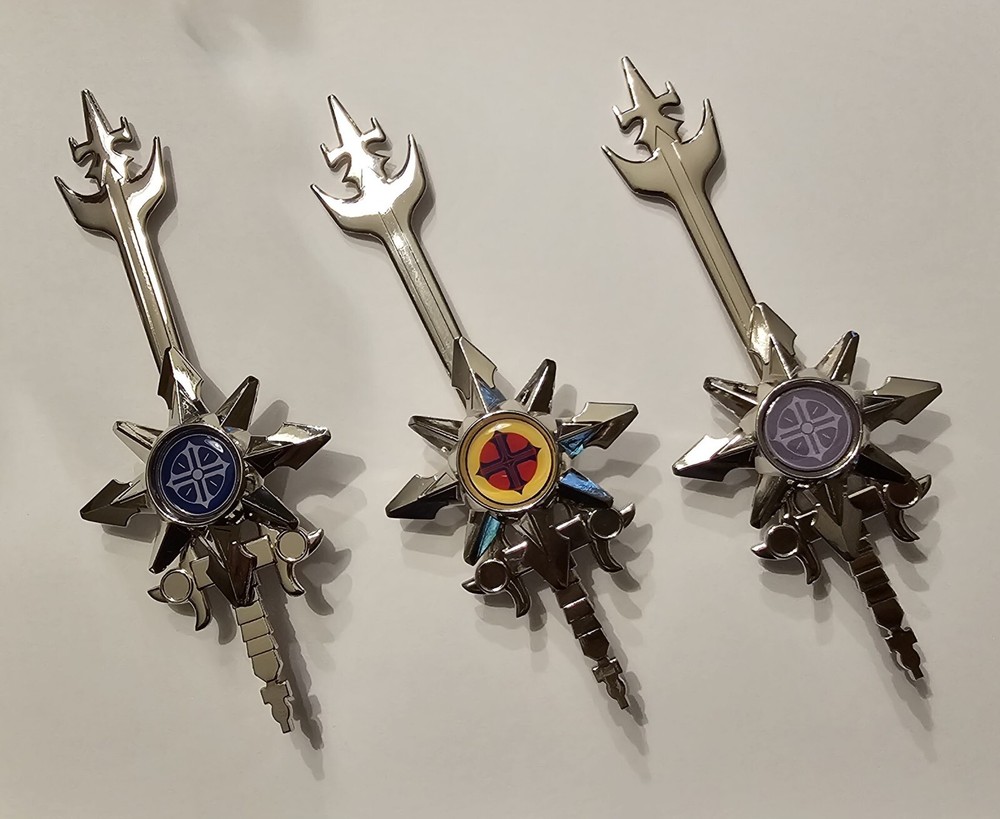 DIE CAST METAL Voltron Miniature Blazing Sword Set Matchbox 700402 Novelty Coin