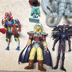 Yu-Gi-Oh! Action Figure Set – Blue-Eyes White Dragon, Yami Yugi, Pegasus