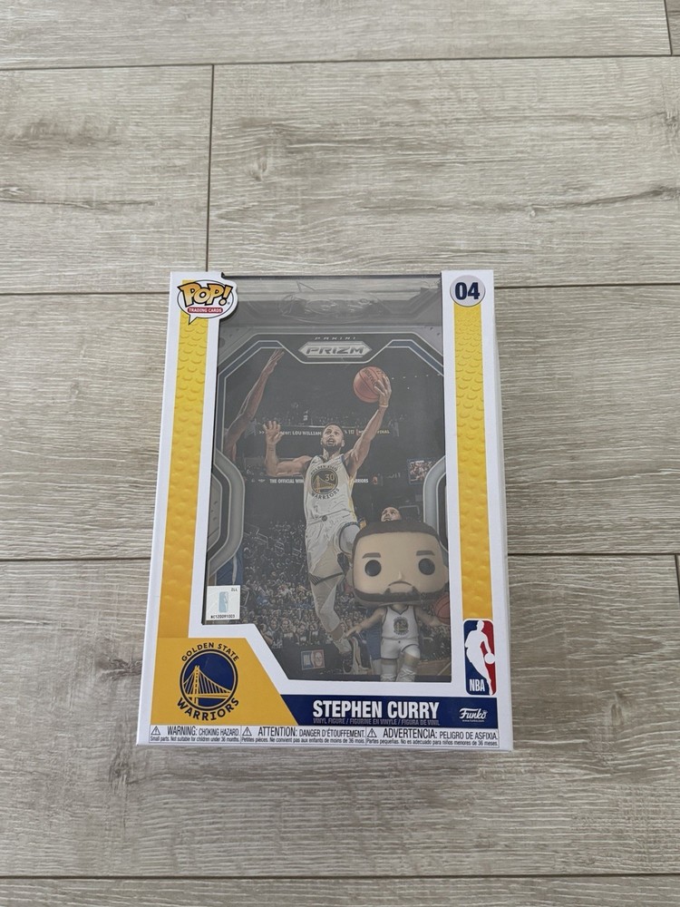 Funko Pop Trading Cards 04 Stephen Curry NBA Golden State Warriors Panini Prizm