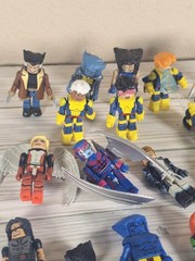 19 Minimates Marvel X-men, Wolverine, Superhero Figures