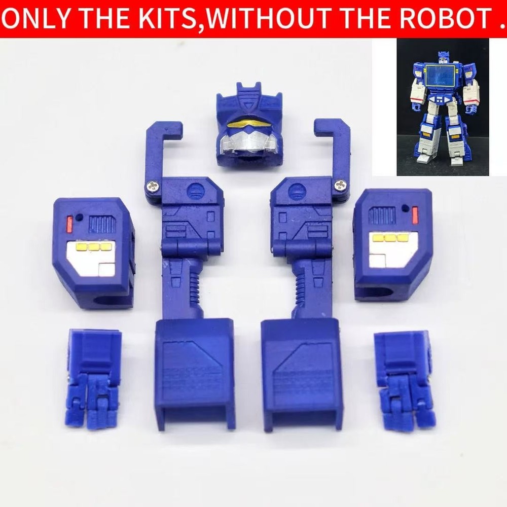 For SS86 Soundwave G1 Style Upgrade Kit 3D Printed Completion Parts