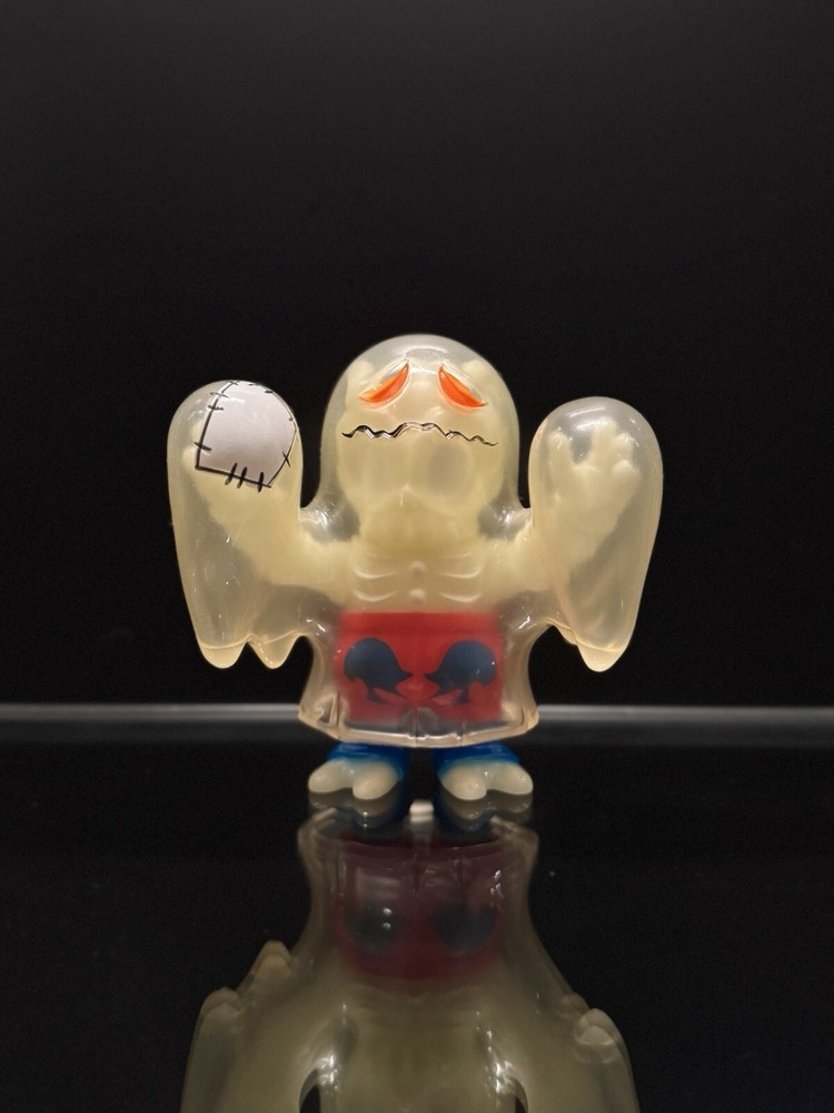 Secret Base Atmos Obake Ghost Sofubi Vinyl Toy Real Head MVH Gargamel Kaiju