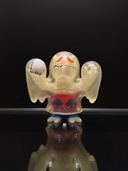 Secret Base Atmos Obake Ghost Sofubi Vinyl Toy Real Head MVH Gargamel Kaiju