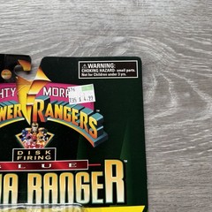 1995 Bandai Mighty Morphin Power Rangers Blue Ninja Disk Ranger Original