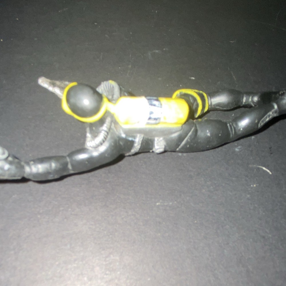 Black, Yellow & Gray Plastic Action Figure Toy – Diver Character Figure