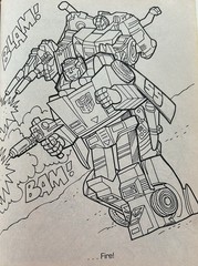 Transformers Generation 2 Decepticon Danger Coloring Activity Book 1993 Vintage