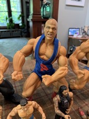 Lot of 8 Wrestling Figures WWE – Jakks Giants, Action Figures, Thumb Wrestler