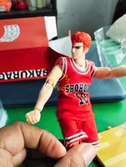 Slam Dunk Sakuragi Hanamichi 22cm Action Figure Movable GT TOYS Collectible Mode