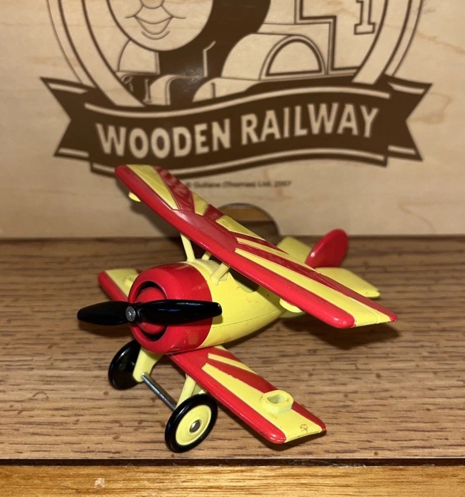 TIGER MOTH ! THOMAS FRIENDS TRAIN ERTL DIECAST SODOR BI PLANE BANDAI JAPAN