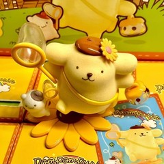 MINISO Sanrio Pompompurin Childhood Seasons Series Confirmed Blind Box Toy Gift