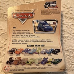 Disney Pixar Cars DJ Die-Cast Vehicle Blue Supercharged Sealed New