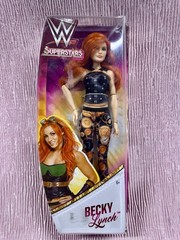 B54 WWE Becky Lynch Superstar Doll • Steampunk Style • Mattel (Damaged Box)