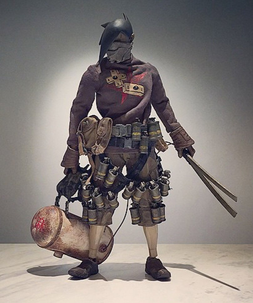 ThreeA 3A Slicer TK Baka 1/6 Mint Condition Ashley Wood 2010