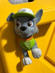 Paw Patrol Mixed Figures Lot Of 4 Pups Dogs : Rocky- Rubble – Zuma – Chase 2”