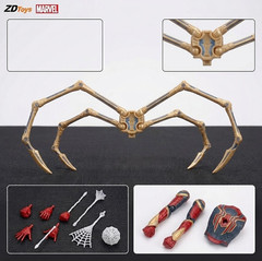 Iron Spider Man No Way Home Action Figure Gold Black Red 6in Collectible Toy