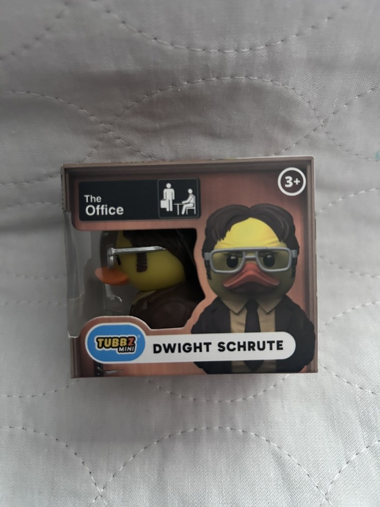 Official The Office Dwight Schrute Mini TUBBZ® Rubber Duck Collectible Numskull