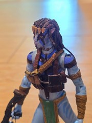 Custom Painted Jake Sully War Paint Fire And Ash McFarlane Avatar Action Figure