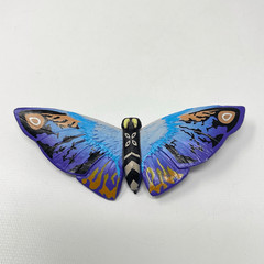 Bandai Creation Godzilla Rainbow Moth Mothra Vinyl Plastic Action Figure 6”