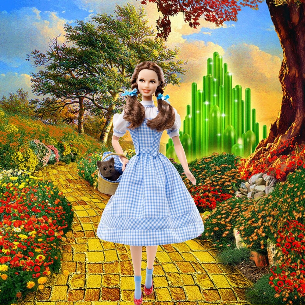 1/6 Wizard of Oz Backdrop 15″x15″ – For 12″ Dorothy Witch Lion Tin Man Barbie