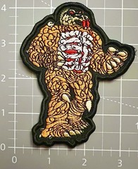 INHUMANOIDS embroidered figure D’COMPOSE patch action Godzilla monster Metlar
