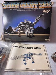 Vintage 1983 TOMY Zoids Giant ZRK #5039 Model Kit New Open Box Unbuilt Complete