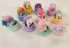 My Little Pony MLP Cutie Mark Crew Sugar Sweet Figures Macaron s Lot of 10