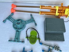 Vtg 1980’s-90’s TMNT Action Figure Parts & Accessories Lot 8 Pc Pre Owned 5.5oz