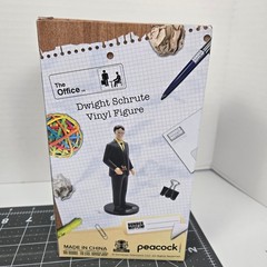 The Office Dwight Schrute Vinyl Figure Peacock Exclusive Dunder Mifflin New Box