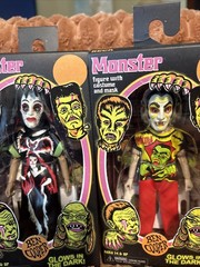 NECA Ben Cooper Glow In Dark Vampire Girl And Dracula 5.5”lot of 2 NEW In BOX