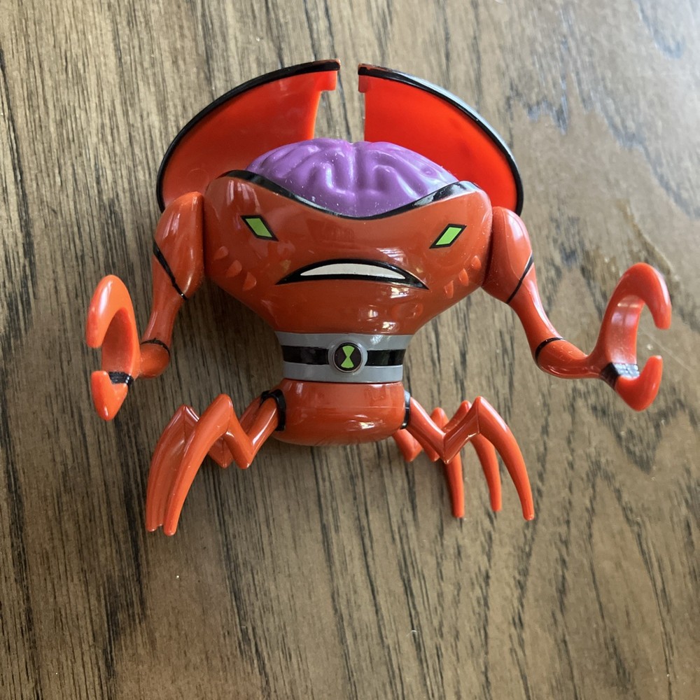 Bandai Ben 10 Brainstorm Action Figure W/ Purple Brain Alien Force 4in